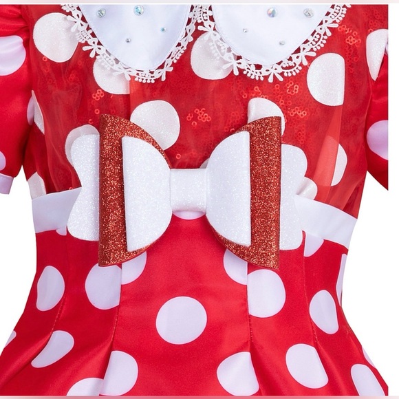 DISNEY  DRESS 
AUTHENTIC DISNEY RED MINNIE DRESS - Picture 5 of 12